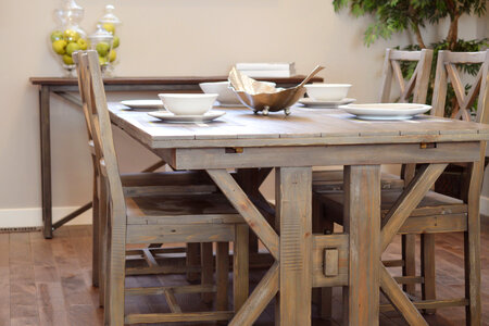 Wood Dining Table photo