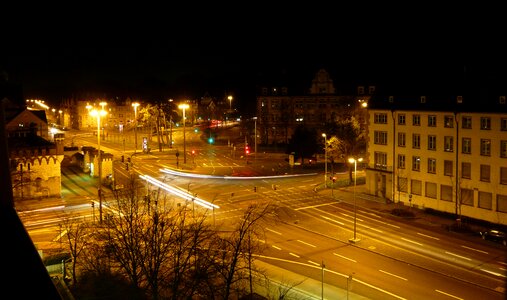 Night lamps lights photo