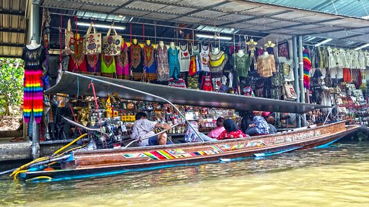 Water traditional marketplace photo