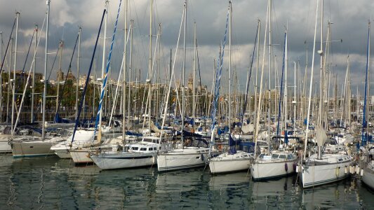 Barcelona marina catalonia photo