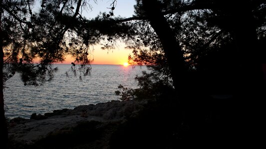 Sun water sky