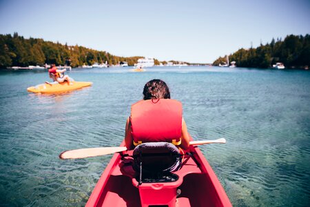 Resting From Paddling