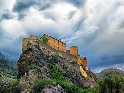 Historic Castle Citadelle De Corte France