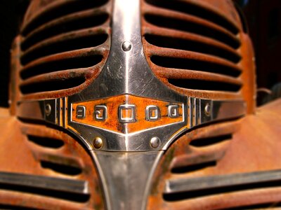 Detail iron machine photo