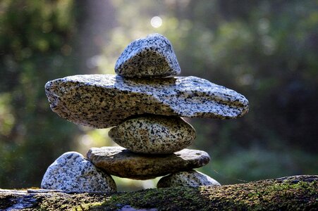 Balance stones granite photo