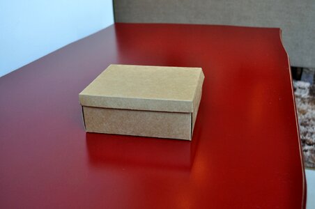 Box brown decorative