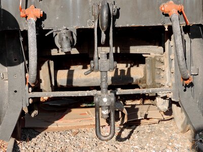 Heavy locomotive mechanical photo