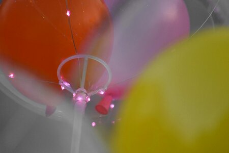 Decorative light bulb balloon photo