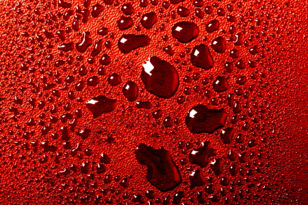 Red Water Drops photo