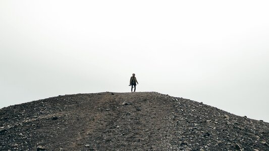 Standing On Gravel Hill photo