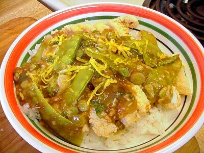 Boiling chicken dinner
