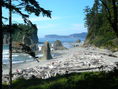 Usa landscape shoreline photo