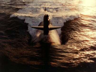 Cruising surface sea