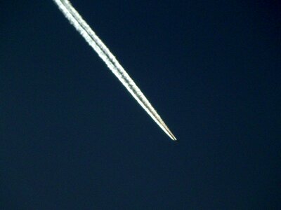 Sky airplane air photo