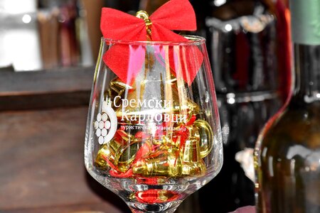 Bottles crystal decoration photo