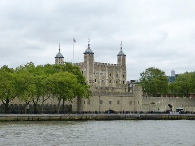 Middle ages historically river thames photo
