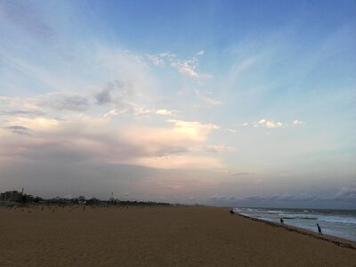 Landscape beach sea photo