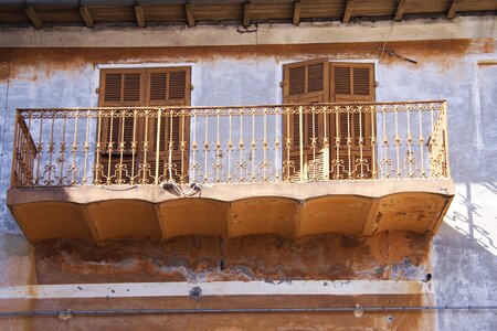 Historic preservation ruin building