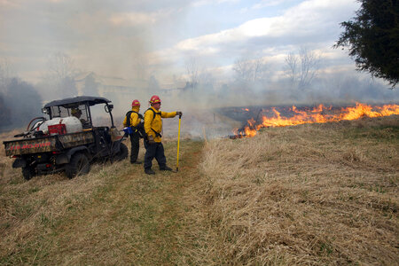 Prescribed burn at NCTC-3