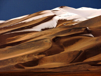 Snow-capped Sand Dune photo