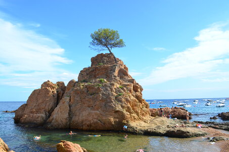 an idyllic Place at the Costa Brava near lloret de Mar,Spain photo