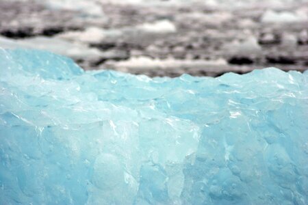 Blue float ice photo
