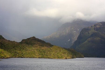 chilean fjord on a cruise