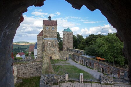 Burghof ruin stolpen