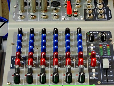 Audio equipment intensity photo
