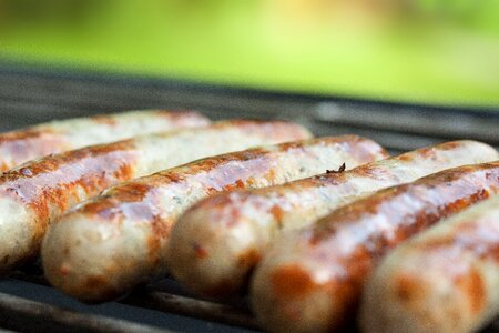 Sausages barbecue grill photo