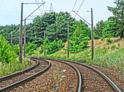 Railway in Bydgoszcz photo