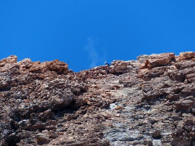 Chimney mountain volcano photo