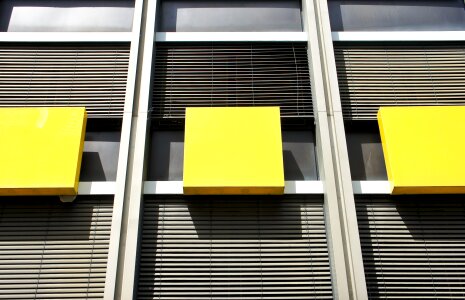 Roller blinds architecture building