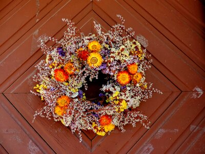 Bouquet carpentry colorful photo