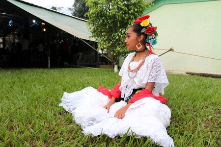 Shawl culture traditional clothes photo