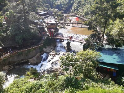 SaPa is a town in the Hoang Lien Son Mountain in Vietnam photo