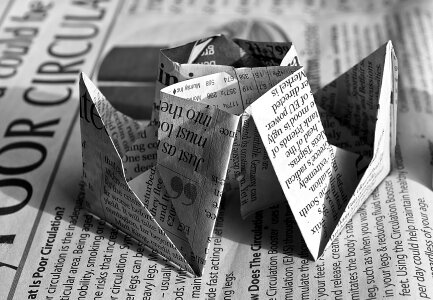 abstract old newspaper photo