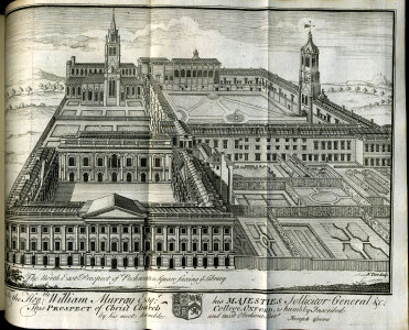 Engraving of Christ Church 1742