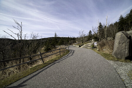 Clingman's Dome Trail Path in Great Smoky Mountains National Park, Tennessee photo