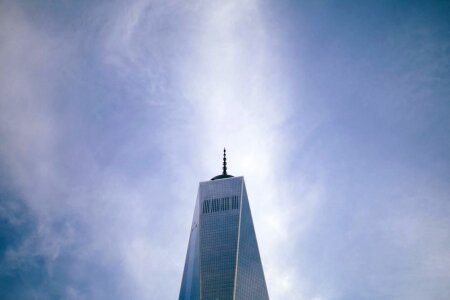 Architecture blue sky building