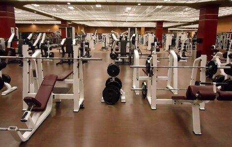 Lifting weights gym gymnasium