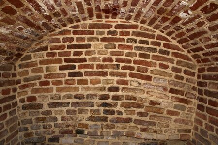 Brick background middle ages fortress