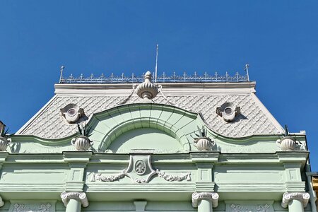 Baroque landmark roof photo