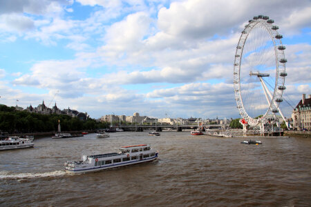 London Eye attraction in London photo