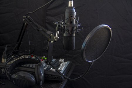 Radio audio studio