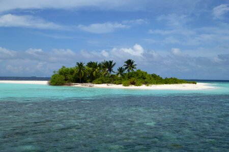 Maldives island beach photo