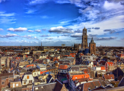 Cathedral Square in Utrecht, Netherlands photo