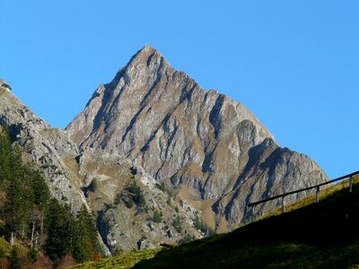 Cross hiking mountaineering photo