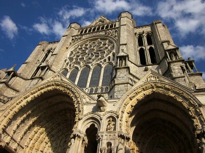 Chartres Cathedral Medieval Gothic Architecture