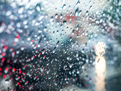 Raindrops on Window photo